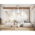 Подвесная люстра TR8012/5 WH белый E27*5 max 40W D600*385 от NovaLamp