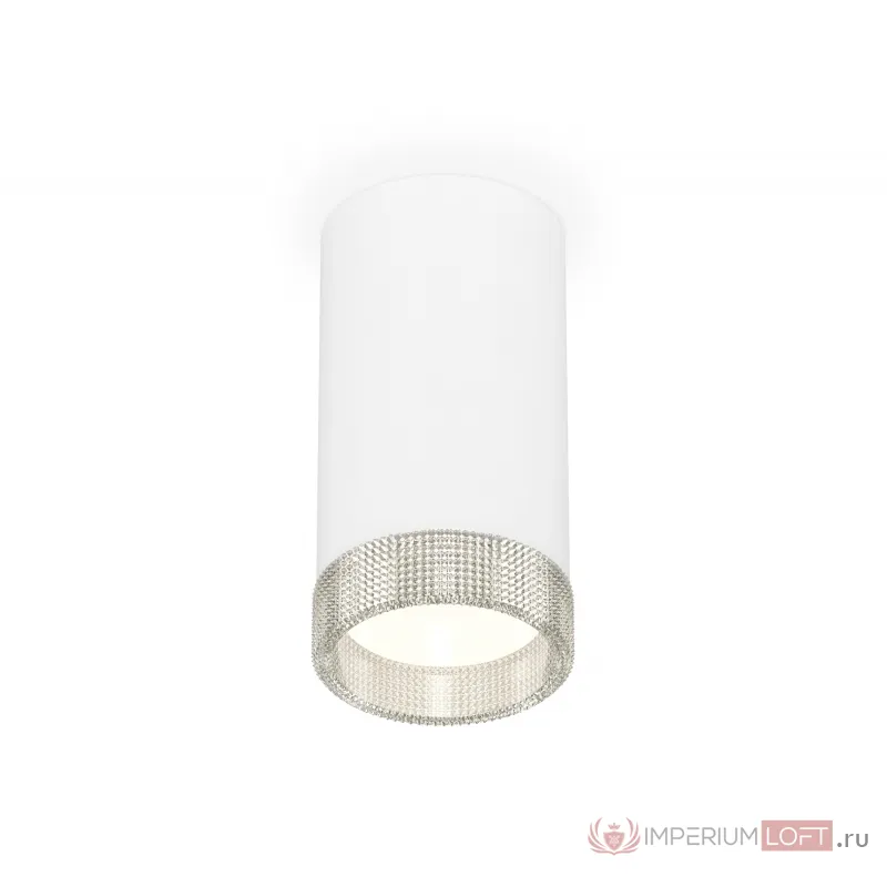 Комплект накладного светильника с композитным хрусталем XS8161010 SWH/CL белый песок/прозрачный GX53 (C8161, N8480) от NovaLamp