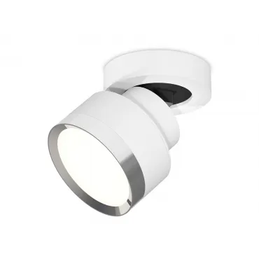 Комплект накладного поворотного светильника XM8101003 SWH/PSL белый песок/серебро полированное GX53 (A2228, A2105, C8101, N8118) от NovaLamp