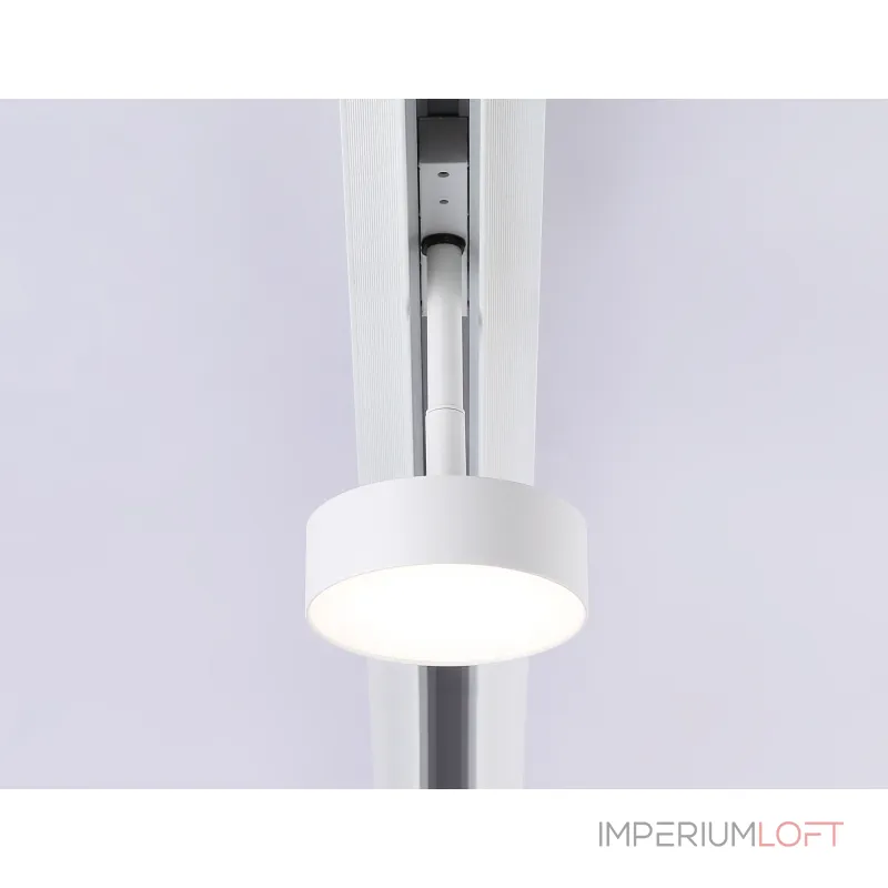 Светильник светодиодный трековый для шинопровода Magnetic GL3852 WH белый IP20 12W 4200K 48V D95*30 от NovaLamp