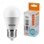 Лампа светодиодная Wolta E27 10Вт 6500K 25W45GL10E27