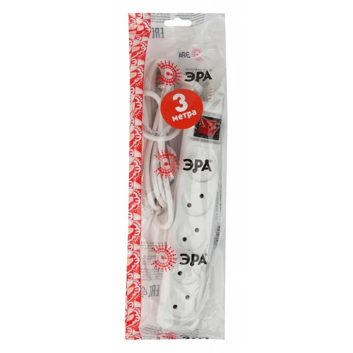 Сетевой фильтр Эра U-5s-3m-2x1 Б0044056 от ImperiumLoft