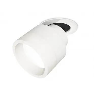Комплект встраиваемого поворотного светильника с акрилом XM8101520 SWH/FR белый песок/белый матовый GX53 (A2241, A2105, C8101, N8401)