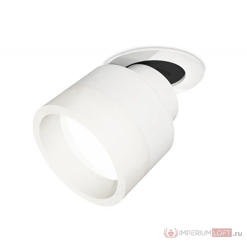 Комплект встраиваемого поворотного светильника с акрилом XM8101520 SWH/FR белый песок/белый матовый GX53 (A2241, A2105, C8101, N8401) от NovaLamp