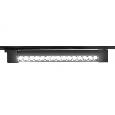 Трековый однофазный светодиодный светильник GL6690 BK черный LED 18W 4200K 24° от NovaLamp