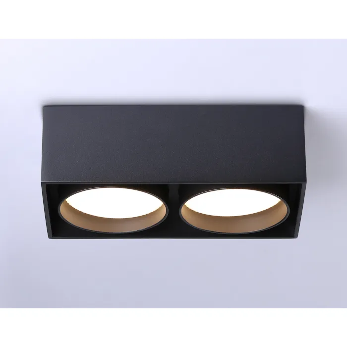 Светильник накладной TN70875/2 BK черный GX53/2 max 12W 185*92*62 от NovaLamp