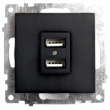 Розетка USB без рамки Stekker Катрин 39616 Розетка USB без рамки Stekker Катрин 39616