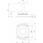 Встраиваемый светильник Elektrostandard Renzo a067523