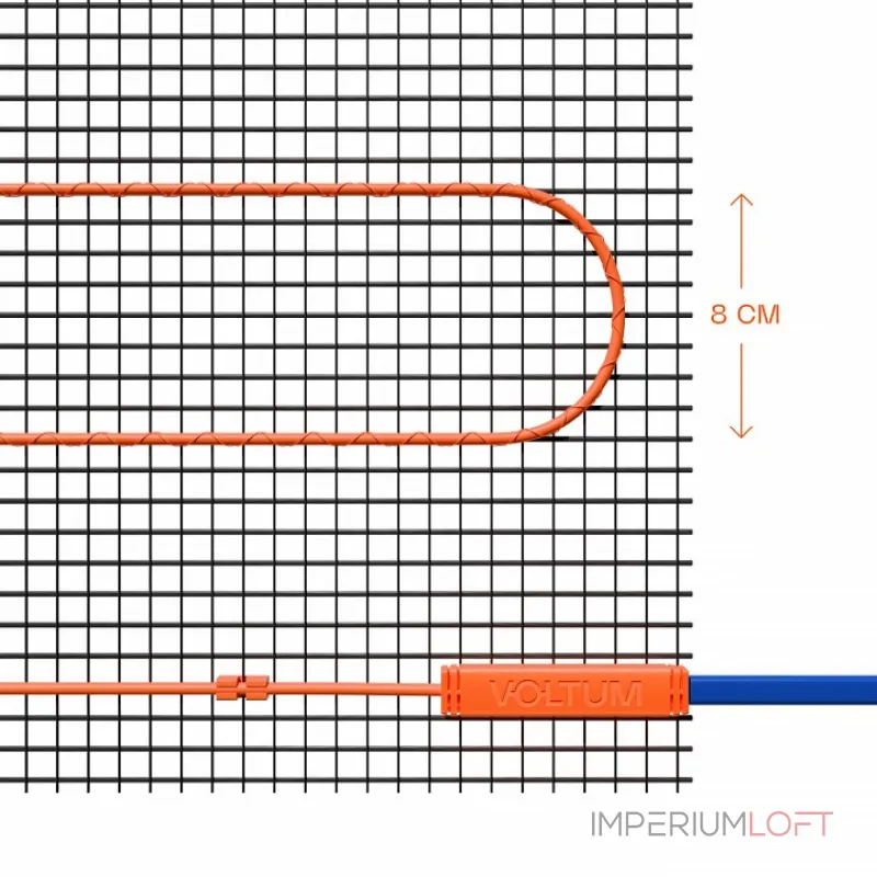 Нагревательный мат Voltum Т200 VLT01-200-9.0 от ImperiumLoft Нагревательный мат Voltum Т200 VLT01-200-9.0 от ImperiumLoft