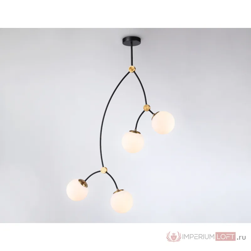 Подвесной светильник TR2575/4 BK/SB черный/бронза E27/4 max 60W D790*1120 от NovaLamp