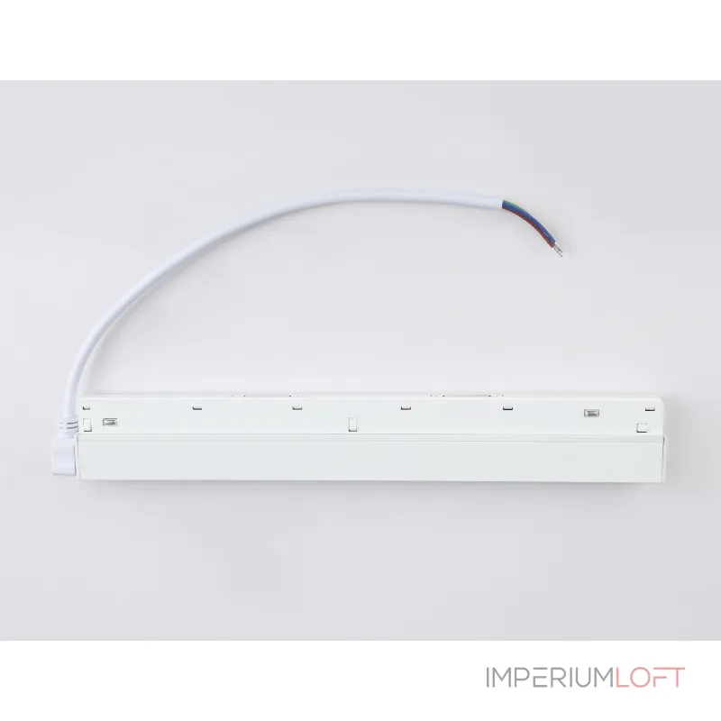 Блок питания внутренний с вводом питания для шинопровода Magnetic GL3652 WH белый IP20 200W 48V 260*45*23 от NovaLamp