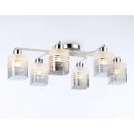 Светильник потолочный TR303207/6 WH/CH/SM/FR белый/хром/дымчатый/белый матовый E27*6 max 60W 710*400*200 от NovaLamp