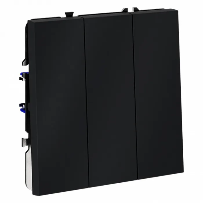 Выключатель трехклавишный без рамки Voltum S70 VLS030107 от ImperiumLoft