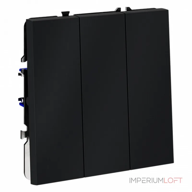 Выключатель трехклавишный без рамки Voltum S70 VLS030107 от ImperiumLoft Выключатель трехклавишный без рамки Voltum S70 VLS030107 от ImperiumLoft