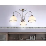 Подвесная люстра TR3181/3 CH/FR хром/белый матовый E27/3 max 40W D585*285 от NovaLamp