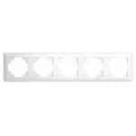 Рамка на 5 постов Stekker PFR00-7005-01 39796