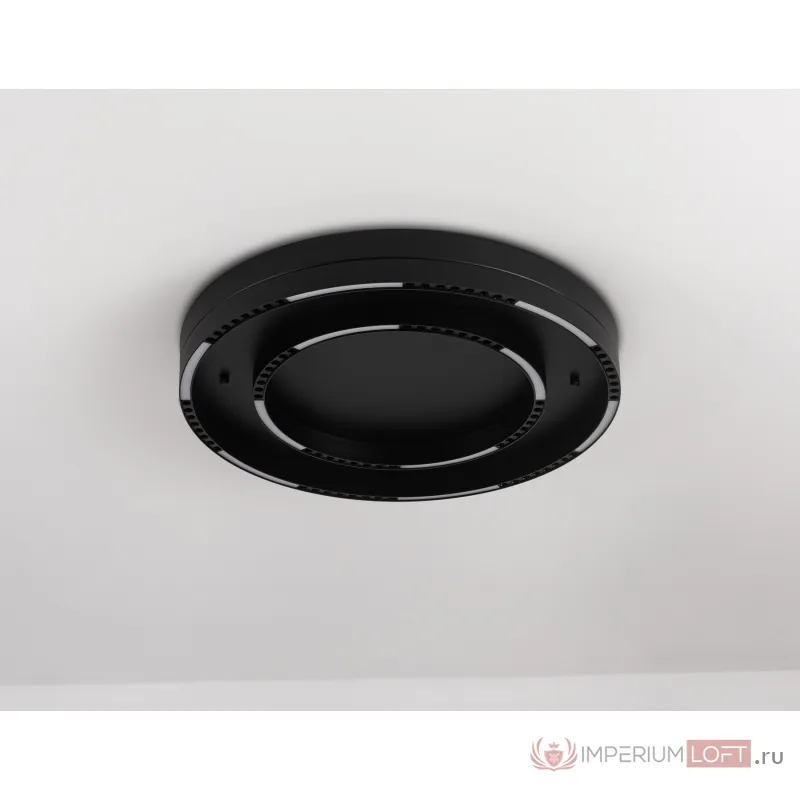 Светильник потолочный светодиодный FL5822 BK черный 55W 3000K/4200K/6400K D600*75 (без ПДУ) от NovaLamp