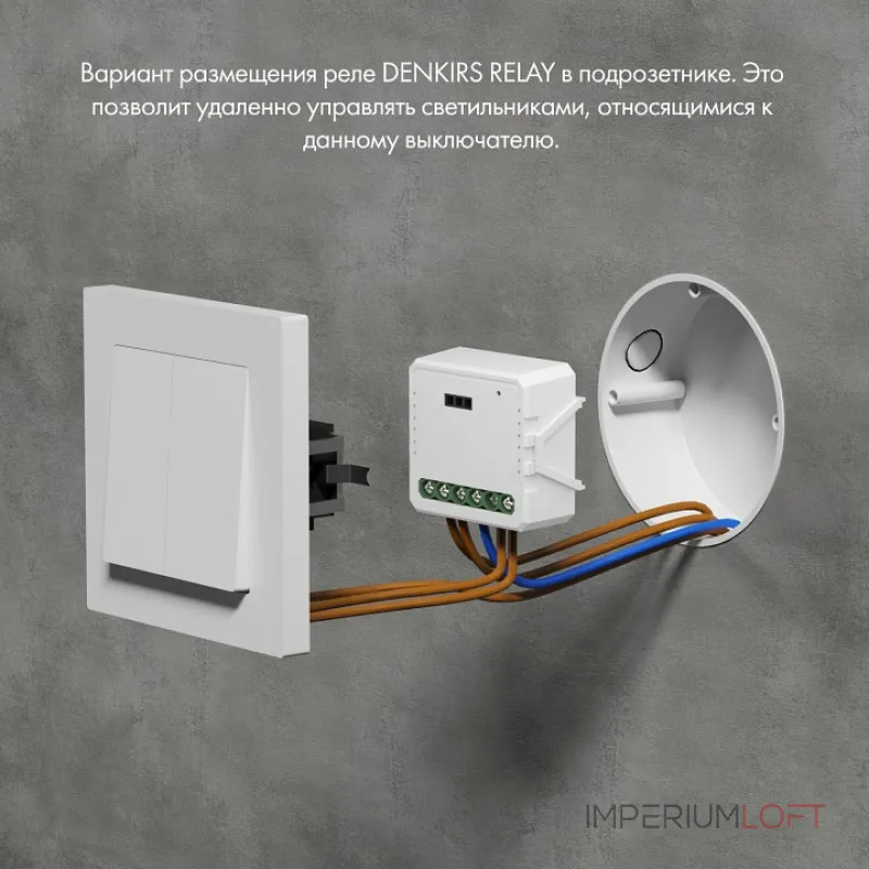 Конвертер Wi-Fi для смартфонов и планшетов Denkirs Relay RL1001-SM Конвертер Wi-Fi для смартфонов и планшетов Denkirs Relay RL1001-SM