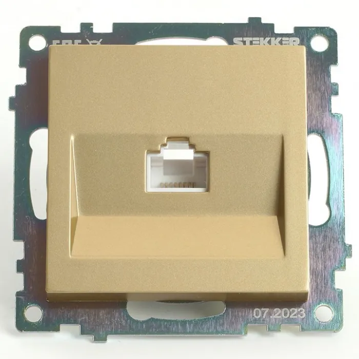 Розетка Ethernet RJ-45 без рамки Stekker Катрин 49227 от ImperiumLoft