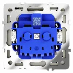 Розетка с заземлением и со шторкой без рамки с крышкой Voltum S70 VLS040304 от ImperiumLoft