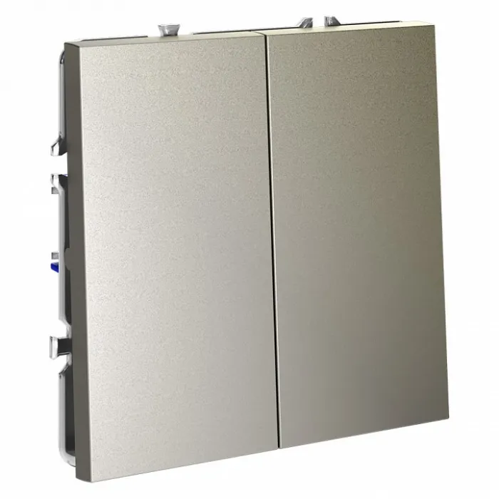 Выключатель проходной двухклавишный без рамки Voltum S70 VLS020304 от ImperiumLoft