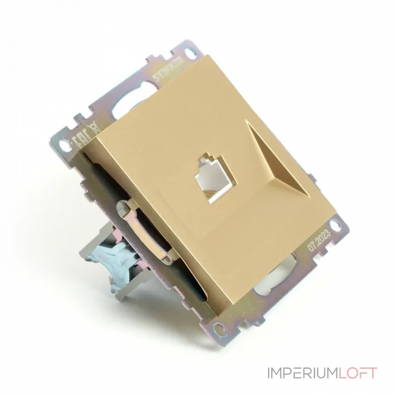 Розетка Ethernet RJ-45 без рамки Stekker Катрин 49227 Розетка Ethernet RJ-45 без рамки Stekker Катрин 49227