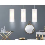 Подвесной светильник TR3675/3 CH/CL/FR хром/прозрачный/белый матовый E14/3 max 40W 640*110*900 от NovaLamp