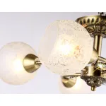 Потолочная люстра TR3064/5 SB/FR бронза/белый матовый E27/5 max 40W D615*245 от NovaLamp