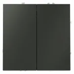 Выключатель двухклавишный без рамки Voltum S70 VLS020606 от ImperiumLoft