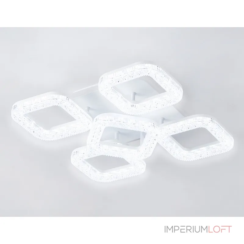 Светильник потолочный светодиодный с пультом FA3914/4+1 WH белый 80W 3000K/4200K/6400K 380*380*110 (ПДУ РАДИО 2.4G) от NovaLamp Светильник потолочный светодиодный с пультом FA3914/4+1 WH белый 80W 3000K/4200K/6400K 380*380*110 (ПДУ РАДИО 2.4G) от NovaLamp