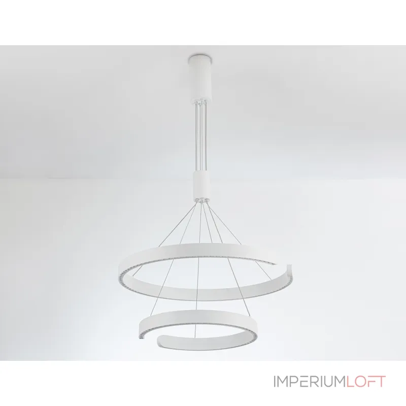 Светильник подвесной светодиодный FL5884/2 WH белый 45W 3000K/4200K/6400K D600/400*1200 (без ПДУ) от NovaLamp