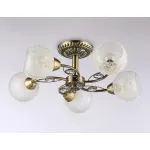 Потолочная люстра TR3064/5 SB/FR бронза/белый матовый E27/5 max 40W D615*245 от NovaLamp