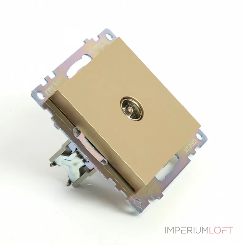 ТВ-розетка без рамки Stekker Катрин 49228 от ImperiumLoft ТВ-розетка без рамки Stekker Катрин 49228 от ImperiumLoft