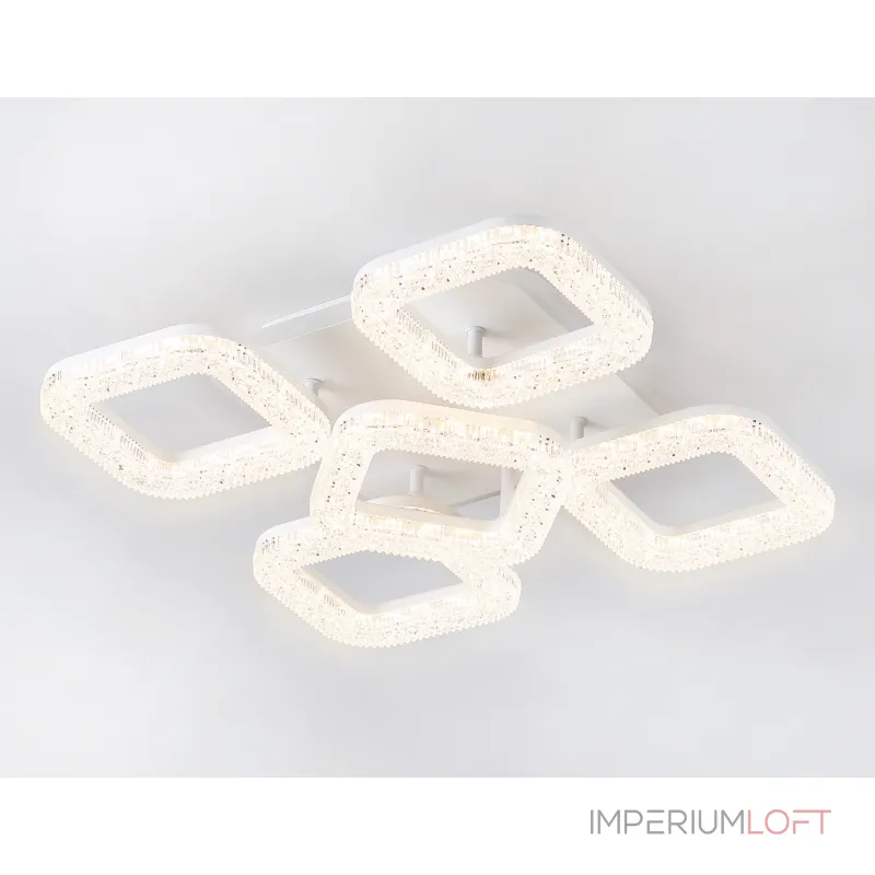 Светильник потолочный светодиодный с пультом FA3914/4+1 WH белый 80W 3000K/4200K/6400K 380*380*110 (ПДУ РАДИО 2.4G) от NovaLamp Светильник потолочный светодиодный с пультом FA3914/4+1 WH белый 80W 3000K/4200K/6400K 380*380*110 (ПДУ РАДИО 2.4G) от NovaLamp