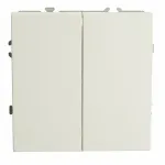 Выключатель двухклавишный без рамки Stekker RSW10-5107-01 49869