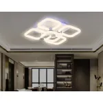 Светильник светодиодный потолочный FA3861/4+1 WH белый 70W 3000K-6400K+RGB 400*400*115 (ПДУ РАДИО 2.4G) от NovaLamp