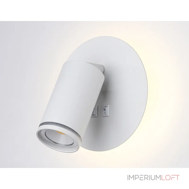 Светильник светодиодный настенный с выключателем FW2462 WH белый LED 4200K 7W D145*150 от NovaLamp