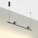 Светильник подвесной диммируемый (сенсер) IP20 LED 14W+14W 4000K 220-240V FERMO 359309 OVER NT24 000 Черный от ImperiumLoft