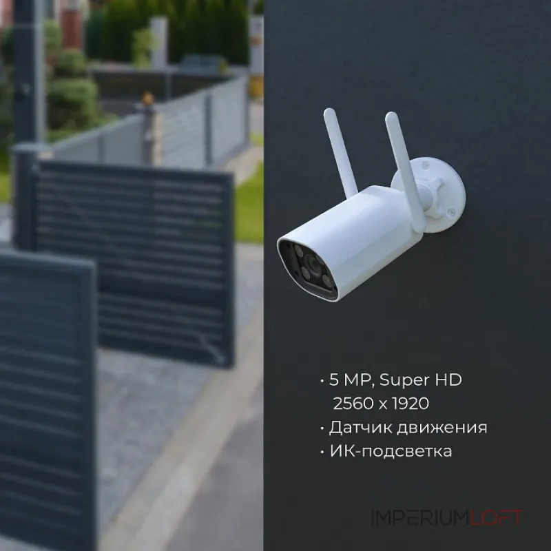Видеокамера безопасности Elektrostandard WF 76500/01 Видеокамера безопасности Elektrostandard WF 76500/01