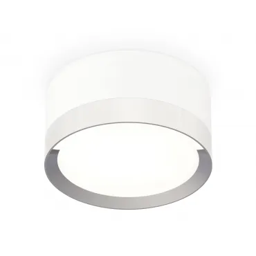 Комплект накладного светильника XS8101003 SWH/PSL белый песок/серебро полированное GX53 (C8101, N8118)