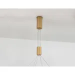 Светильник подвесной светодиодный FL5885/2 GD золото 45W 3000K/4200K/6400K D600/400*1200 (без ПДУ) от NovaLamp