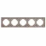 Рамка на 5 постов Stekker PFR00-7005-04 39821