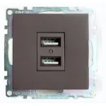 Розетка USB без рамки Stekker Катрин 49027