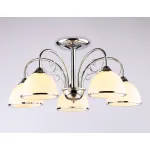 Подвесная люстра TR3182/5 CH/FR хром/белый матовый E27/5 max 40W D575*285 от NovaLamp