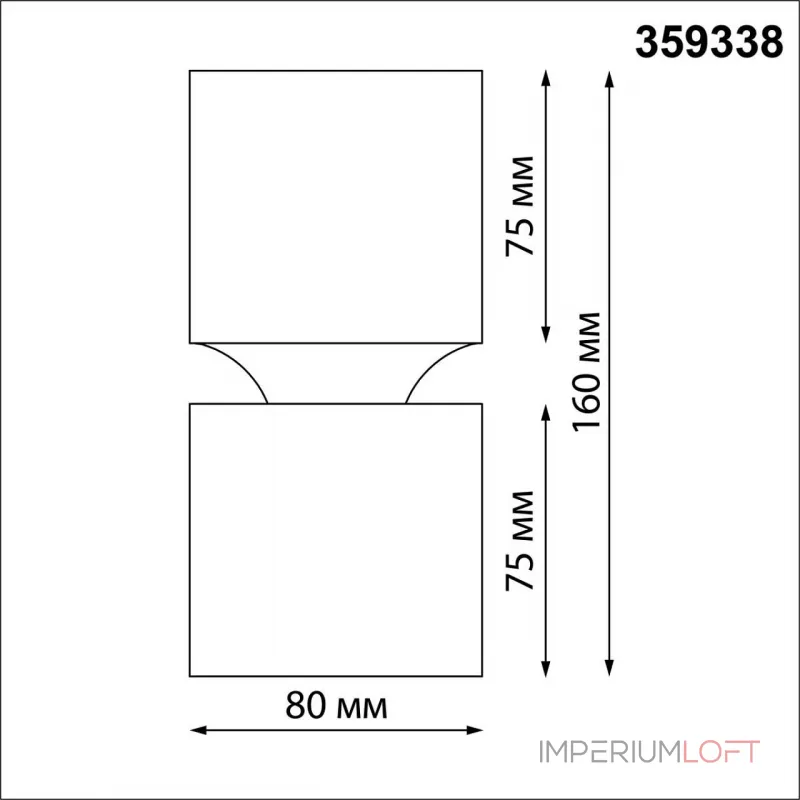 Светильник накладной светодиодный IP20 LED 10W/3W 3000K 1090Лм 170-265V ARISTO 359338 OVER NT24 000 Черный