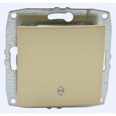 Выключатель проходной одноклавишный без рамки Mono Electric Despina / Larissa 500-002225-109 Выключатель проходной одноклавишный без рамки Mono Electric Despina / Larissa 500-002225-109