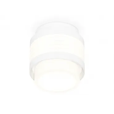 Комплект накладного светильника с акрилом XS8431001 SWH/FR белый песок/белый матовый GX53 (C8431, N8401)