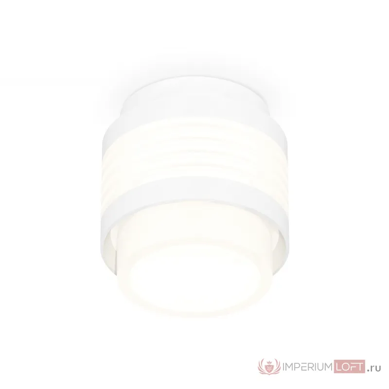 Комплект накладного светильника с акрилом XS8431001 SWH/FR белый песок/белый матовый GX53 (C8431, N8401) от NovaLamp