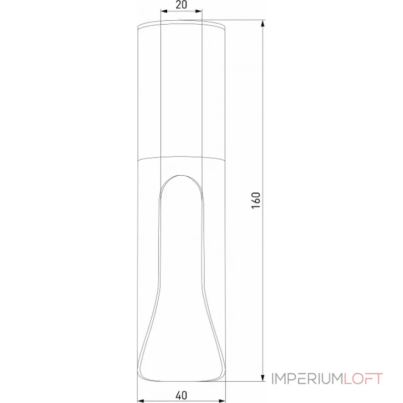 Накладной светильник Elektrostandard Apex 25113/LED 7W 4000K белый