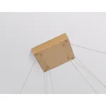 Светильник подвесной светодиодный FL5599/2+8 GD золотой 60W 3000K/4200K/6400K 600*600*1300 (без ПДУ) от NovaLamp